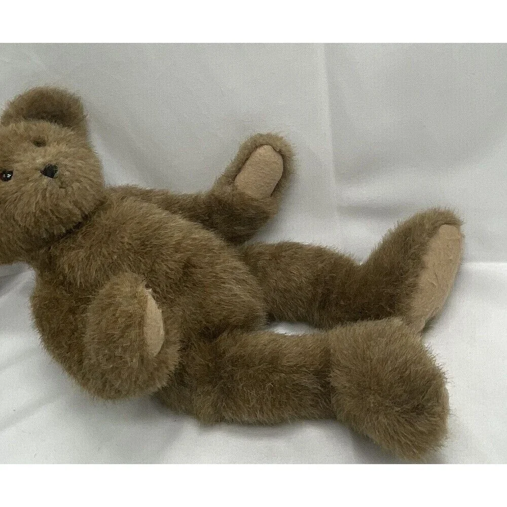 Boyd's Teddy Bear 13” Floral Bow Pink Heart on Foot Plush Stuffed Animal Toy